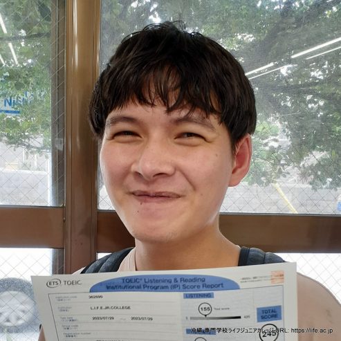 7月29日(土)TOEIC: 素晴らしい結果が出ました! おめでとう! 2024 July 29th TOEIC: Great results! Congratulations to all of the hardworking students! Student Photo 22