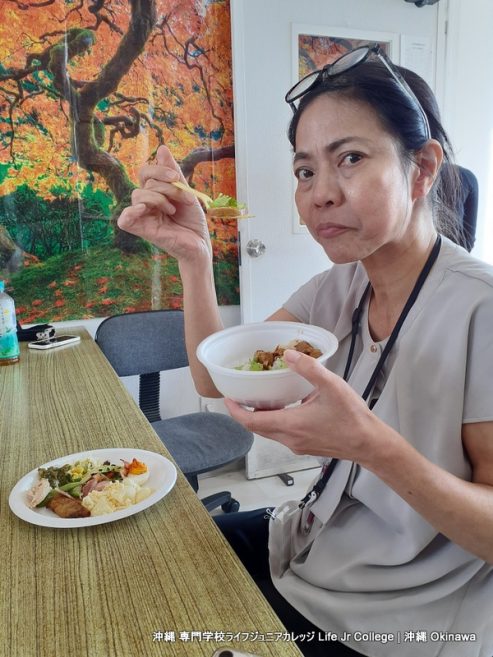 2023年インターナショナルフードパーティー（一般学生クラス活動） International Food Party (General Students' Class Activity) 2023! | vocational school LIFE Jr College - Okinawa, Japan | Guest (Students and Teachers) Photo 7