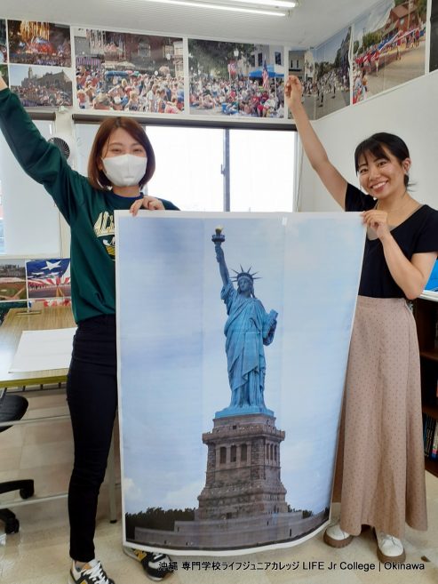 7月4日 一般生徒クラス活動 (2024) Statue of Liberty Post finished